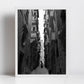 Valletta Malta Alleyway Black And White Print Fine Art Travel Photography (Copy)