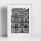 Balcony Black And White Print Valletta Malta Fine Art Travel Photography