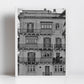 Balcony Black And White Print Valletta Malta Fine Art Travel Photography