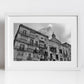 Balcony Print Valletta Malta Fine Art Travel Black And White Photography Blue Wall Art (Copy)