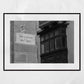 Valletta Malta Print Fine Art Travel Black And White Photography Maltese Art (Copy)