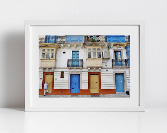 Valletta Malta Print Doorway Art Travel Photography