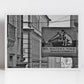 His Master's Voice HMV Poster D'Amato Records Valletta Malta Black And White Print