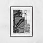Valletta Malta Black And White Print Typography Poster Street Photography (Copy)