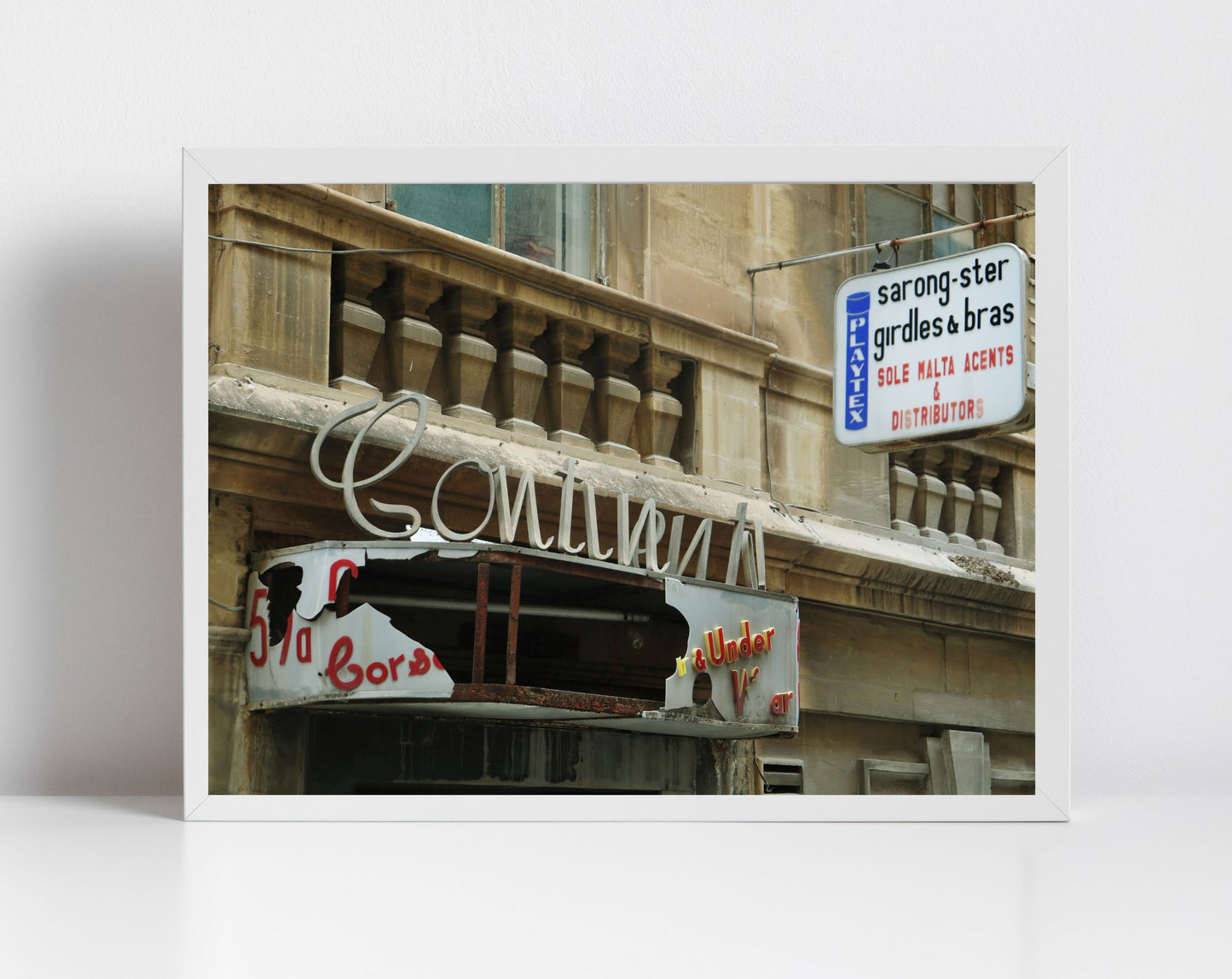 Valletta Malta Print Derelict Urban Photography