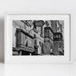 Delia Wall Art Valletta Malta Black And White Print Typography Poster Street Photography