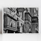 Delia Wall Art Valletta Malta Black And White Print Typography Poster Street Photography