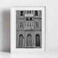 Valletta Malta Print Doorway Art Travel Black And White Photography