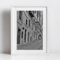 Valetta Malta Print Fine Art Black And White Travel Photography