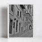 Valetta Malta Print Fine Art Black And White Travel Photography