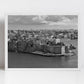 Birgu Malta Black And White Photography Print