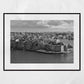 Birgu Malta Black And White Photography Print