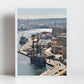 Malta Grand Harbour Photography Sailboat Print