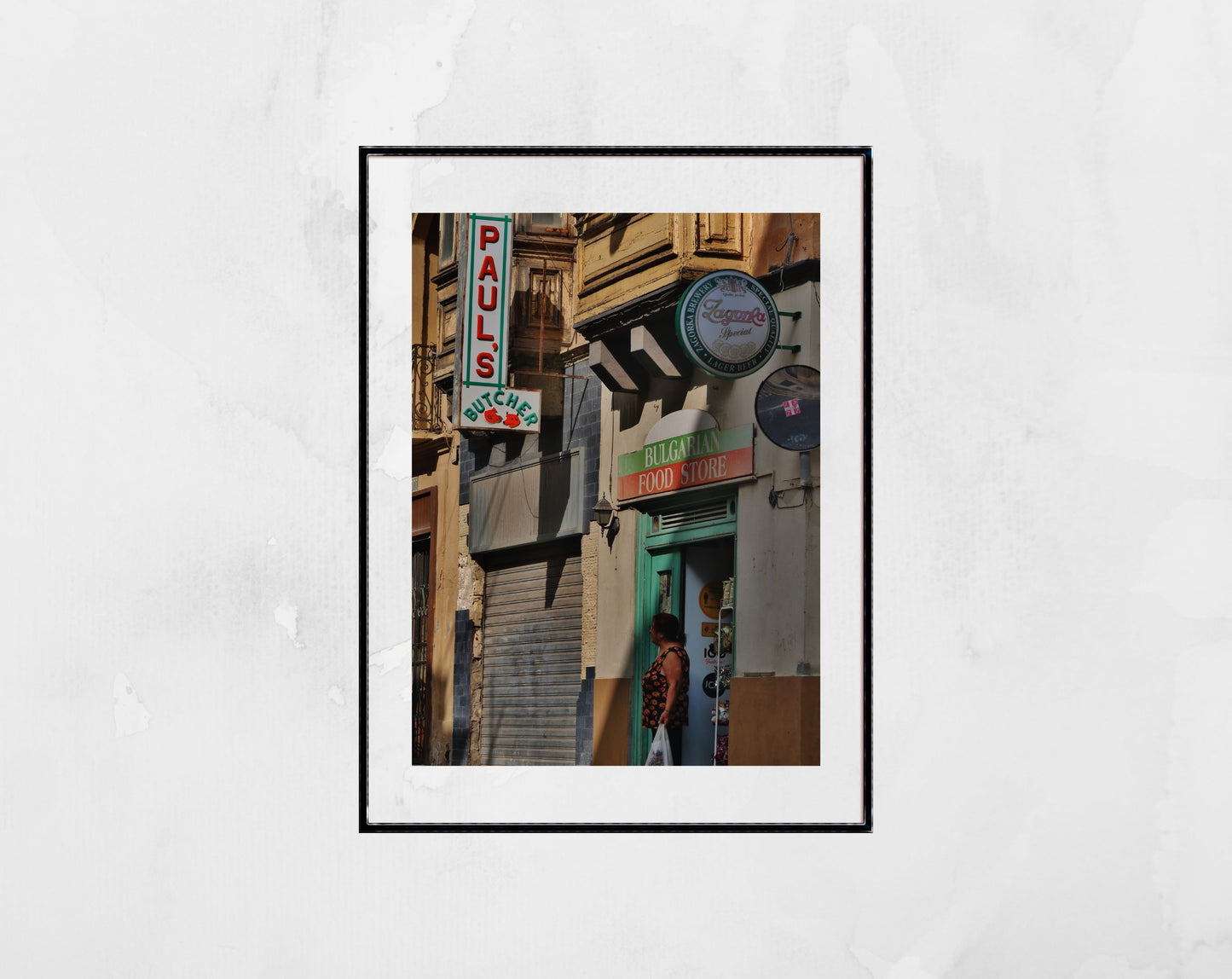 Paul's Butcher Valletta Malta Street Photography Print