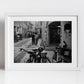 Via Del Pratello Bologna Street Black And White Photography Print