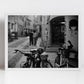 Via Del Pratello Bologna Street Black And White Photography Print