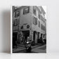 Via Del Pratello Bologna Black And White Photography Print Italy Wall Art