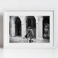 Bologna Street Black And White Photography Via Del Pratello Print