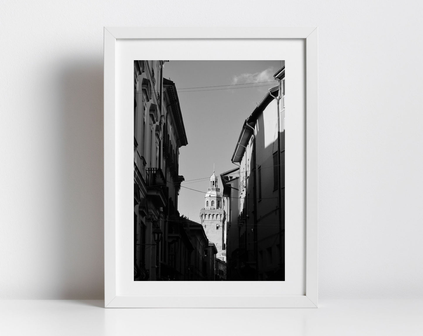 Bologna Italy Black And White Photography Print