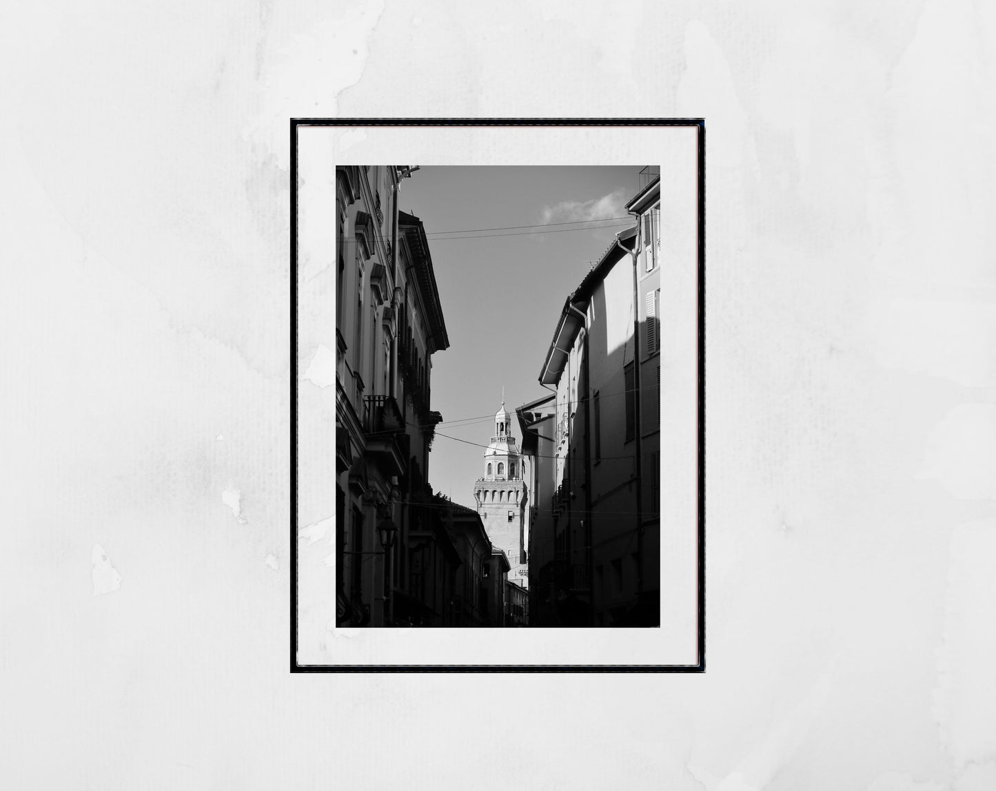 Bologna Italy Black And White Photography Print