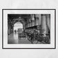 Libreria Nanni Bologna Black And White Photography Art Print