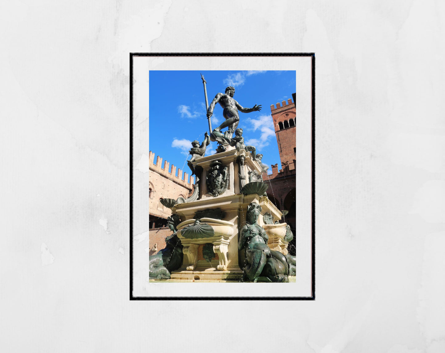 Fountain of Neptune Bologna Photography Print