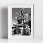 Fountain of Neptune Bologna Black And White Photography Print