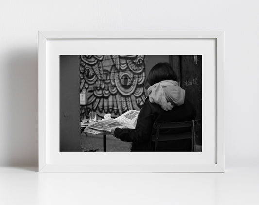 Bologna Italy Street Black And White Photography Via Del Pratello Print