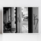Punk Poster Bologna Italy Street Black And White Photography Print