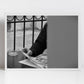 Street Fine Art Black And White Photography Bologna Italy Print