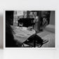 Bologna Italy Fine Art Street Cafe Black And White Photography Print