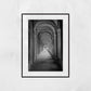 Portico di San Luca Bologna Italy Black And White Photography Print