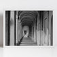 Portico di San Luca Bologna Italy Fine Art Black And White Photography Print