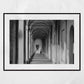 Portico di San Luca Bologna Italy Fine Art Black And White Photography Print