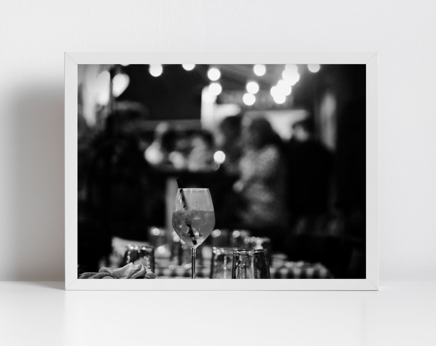 Aperol Spritz Bologna Italy Fine Art Black And White Photography Print