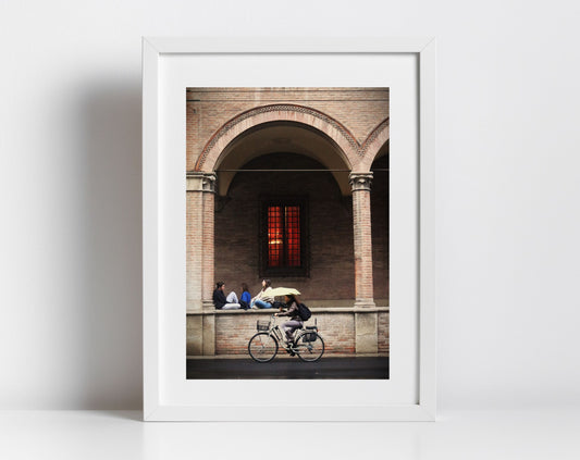Bologna Street Photography Via Zamboni Print