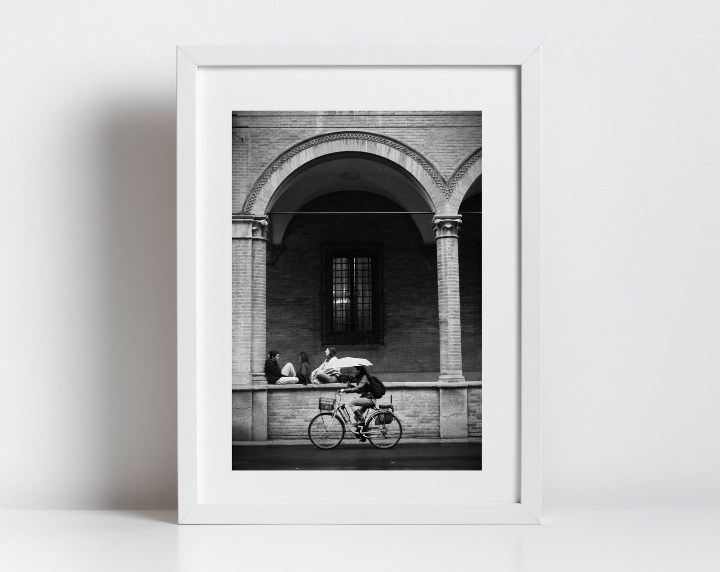 Bologna Street Black And White Photography Via Zamboni Print