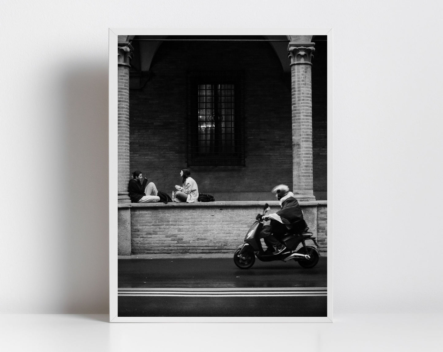 Via Zamboni Bologna Italy Fine Art Black And White Photography Print