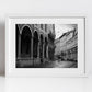 Via Zamboni Bologna Italy Black And White Photography Print