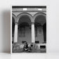 Via Zamboni Bologna Italy Scooter Fine Art Black And White Photography Print