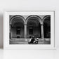 Bologna Italy Vespa Via Zamboni Fine Art Black And White Photography Print