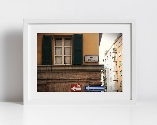 Bologna Italy Pizza Photography Print