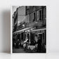 Venice Italy Restaurant Fine Art Black And White Photography Print