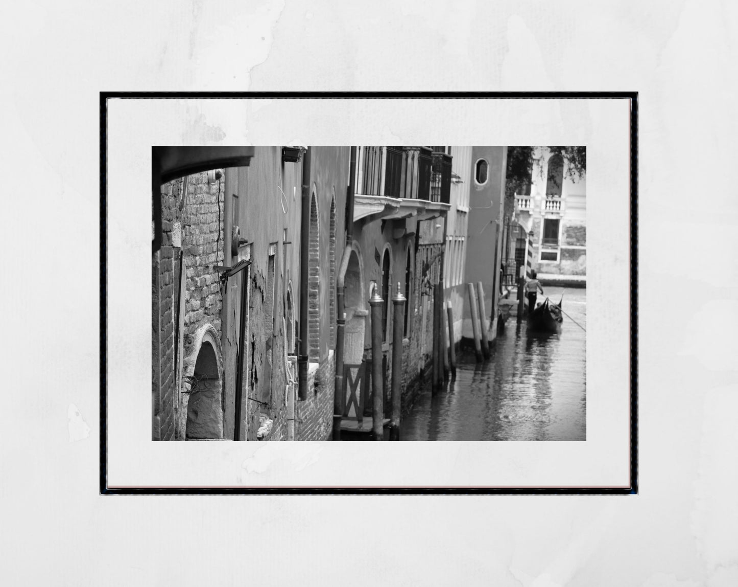 Venice Italy Fine Art Black And White Photography Print