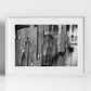 Venice Italy Fine Art Black And White Photography Print