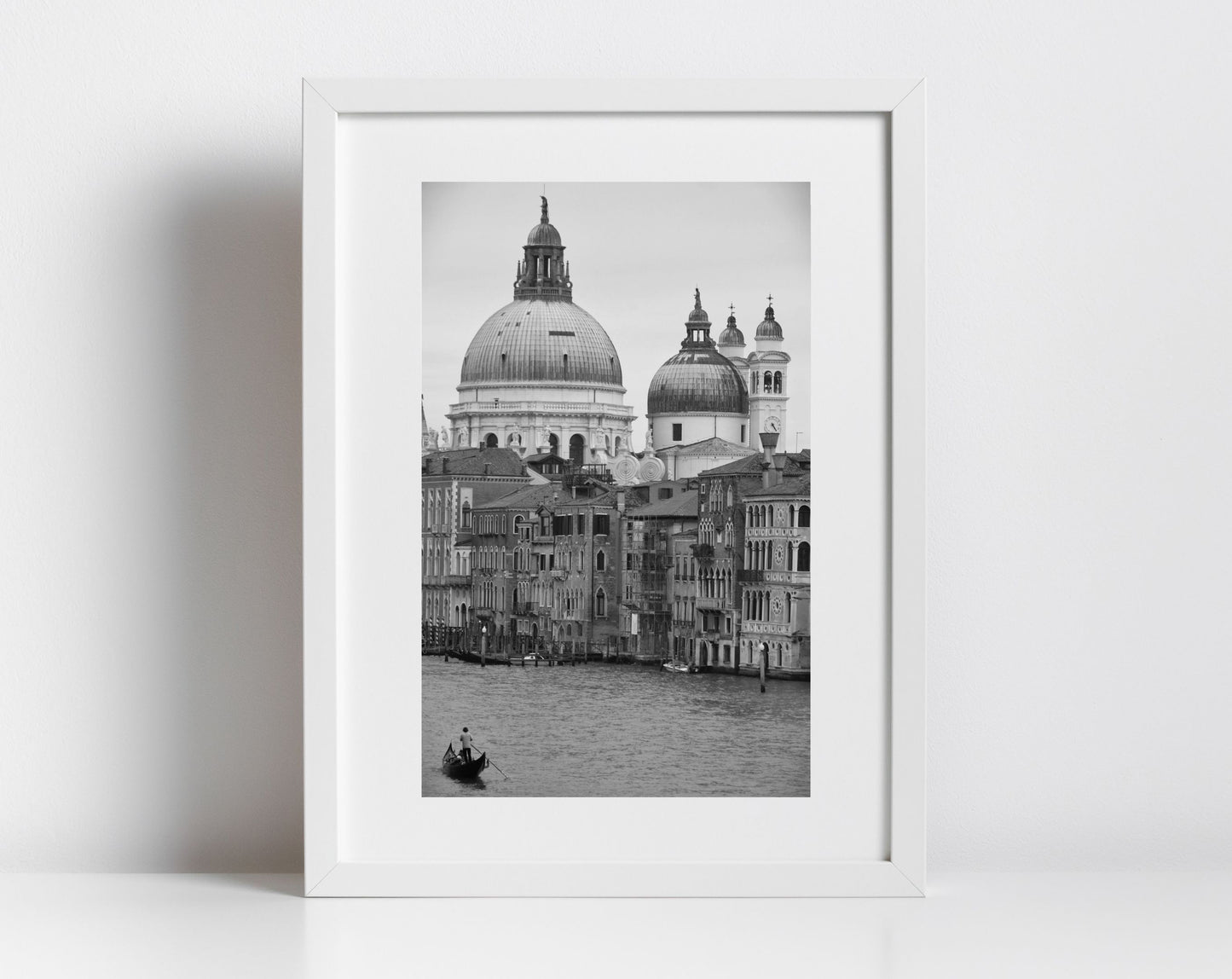 Venice Grand Canal Fine Art Black And White Photography Print