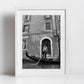 Venice Italy Fine Art Black And White Photography Print