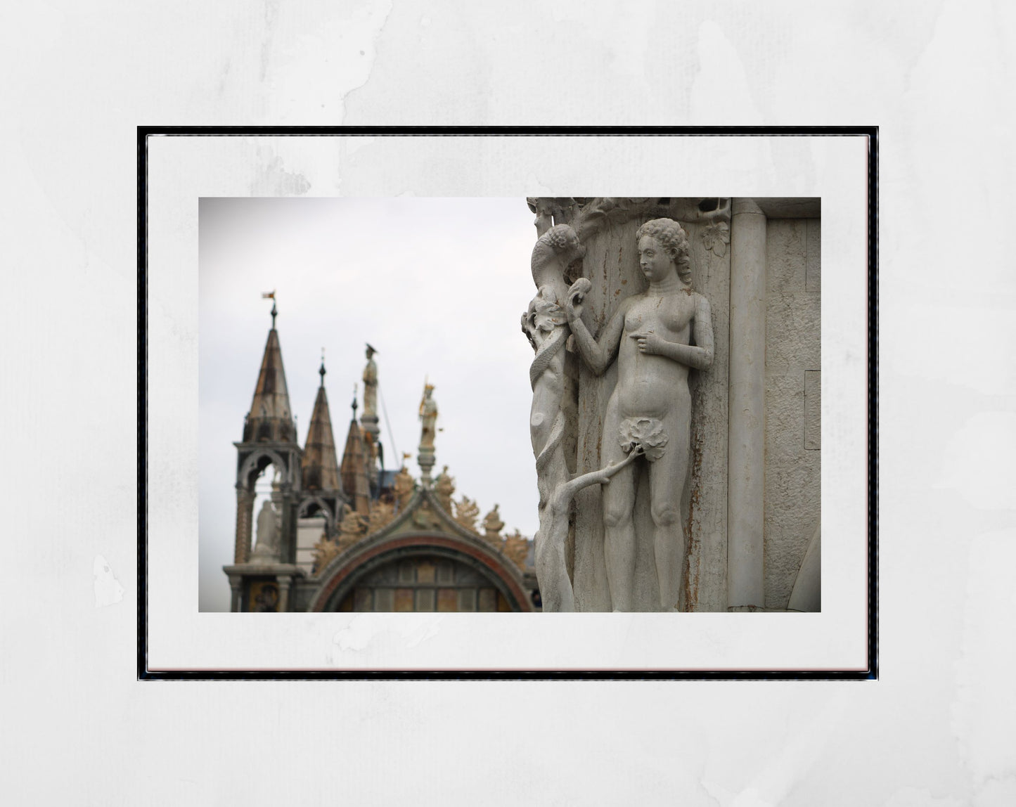 Adam And Eve Doge's Palace Venice Fine Art Photography Print