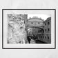 Bride Of Sighs Venice Fine Art Black And White Photography Print