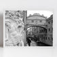 Bride Of Sighs Venice Fine Art Black And White Photography Print